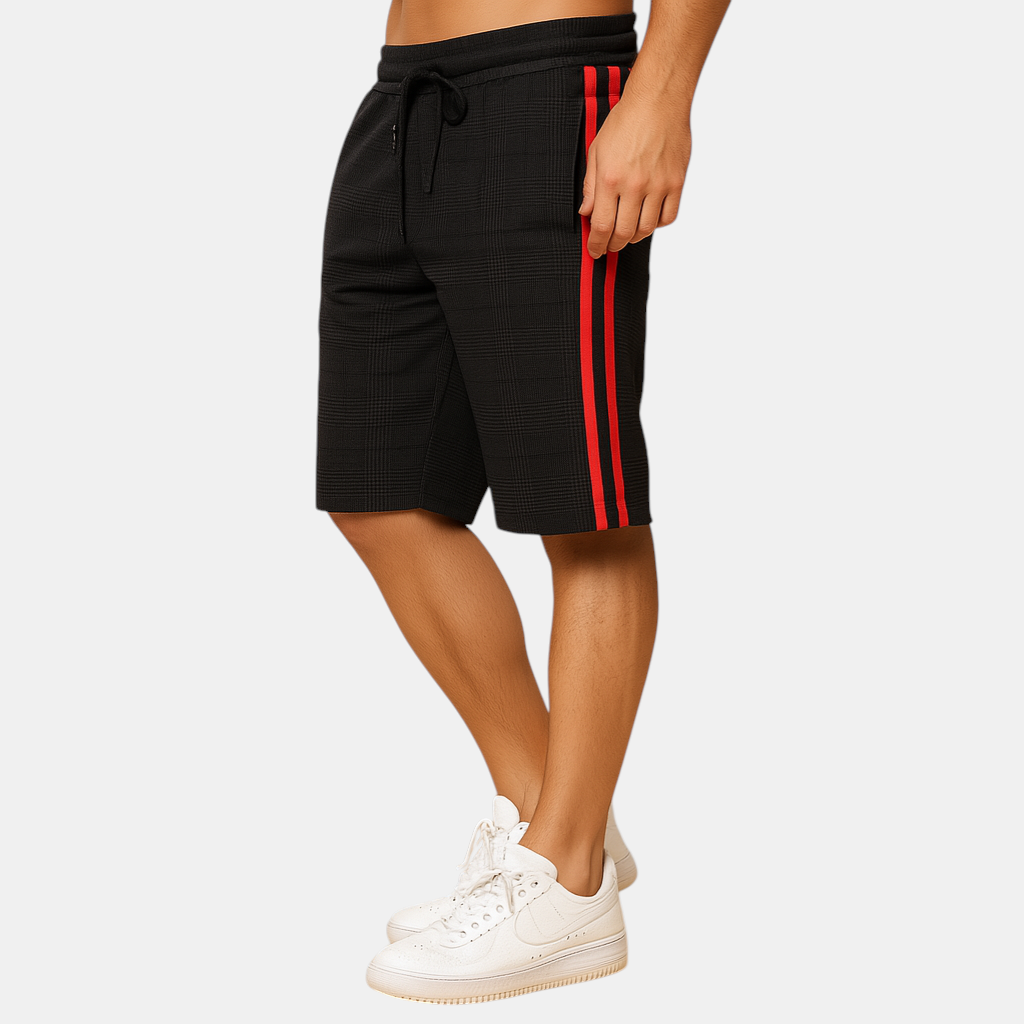 Casual short voor heren met elastische tailleband, moderne fit en comfortabele stof, ideaal voor vrije tijd en zomerse dagen.