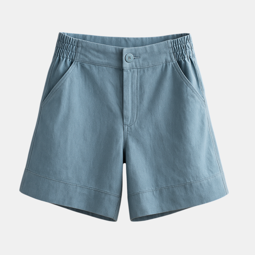 Tijdloze dames korte broek met luchtig en ademend materiaal, ideaal voor zomerse dagen, vakanties en casual outfits