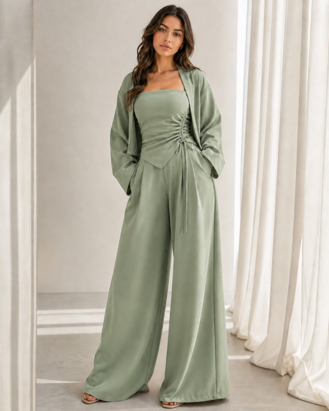 Noor Elegante Tweedelige Set