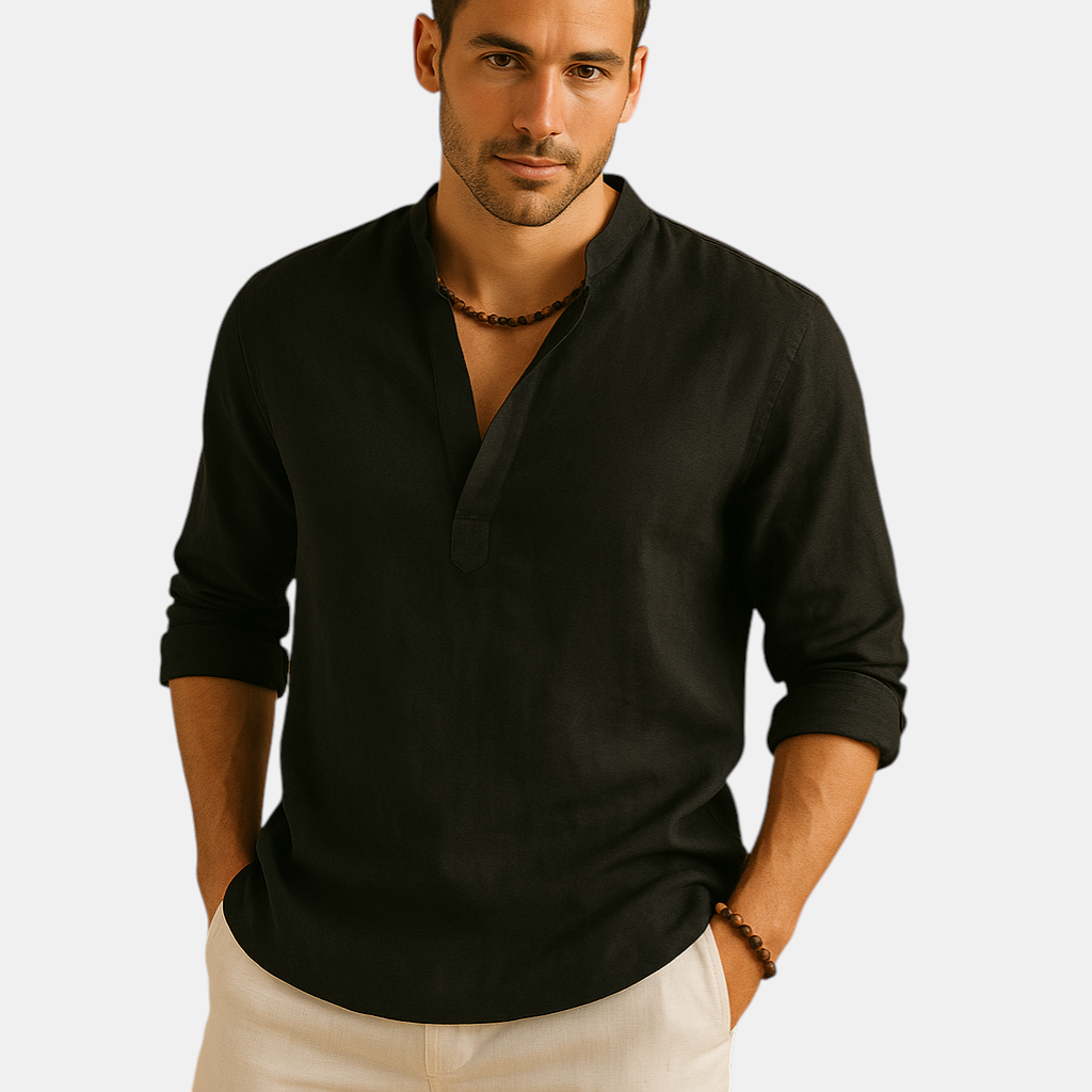 Luxury white dress shirt for men with breathable fit and soft finish, suitable for formal and casual occasions.