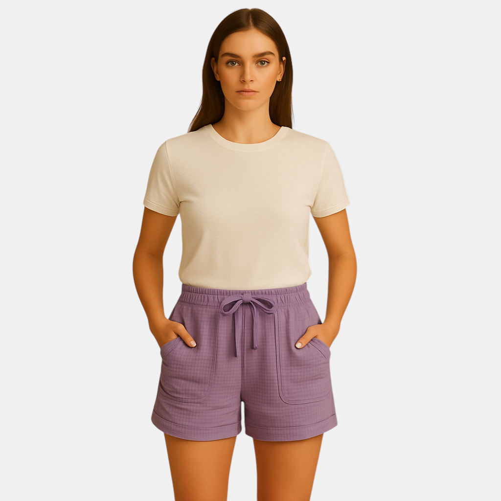 Zomerse shorts voor dames met comfortabele pasvorm en tijdloos ontwerp, ideaal voor casual en chique outfits tijdens warme dagen.