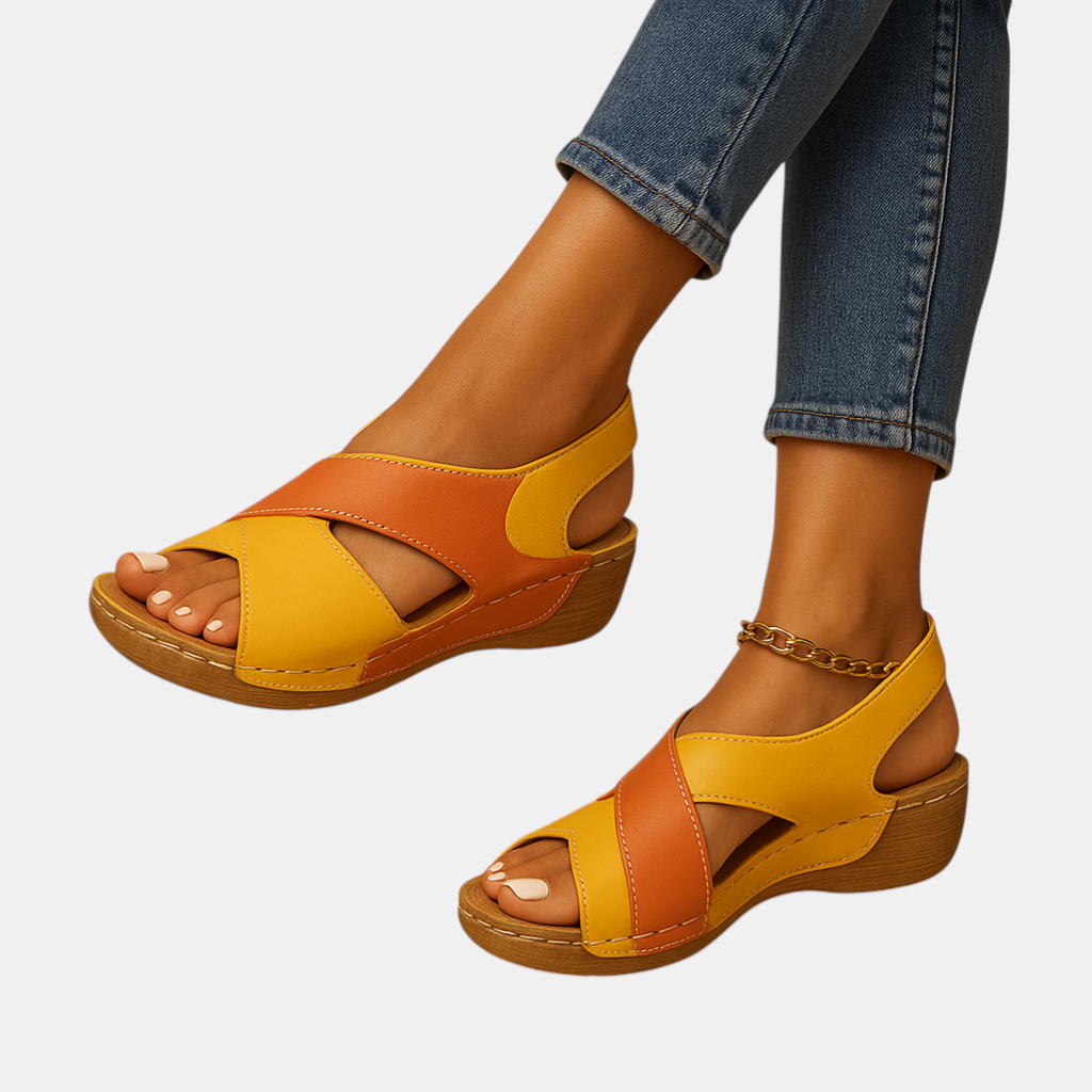 Zomerse wandelsandalen voor dames met lichtgewicht en ademend materiaal.