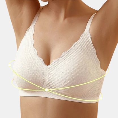 Comfortabele Push-Up Beha met Kantafwerking