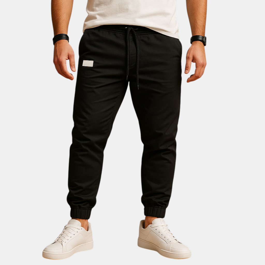 Cargo broek voor heren met meerdere zijzakken, beschikbaar in zwart, grijs, beige en groen – ideaal voor dagelijks gebruik en outdoor activiteiten