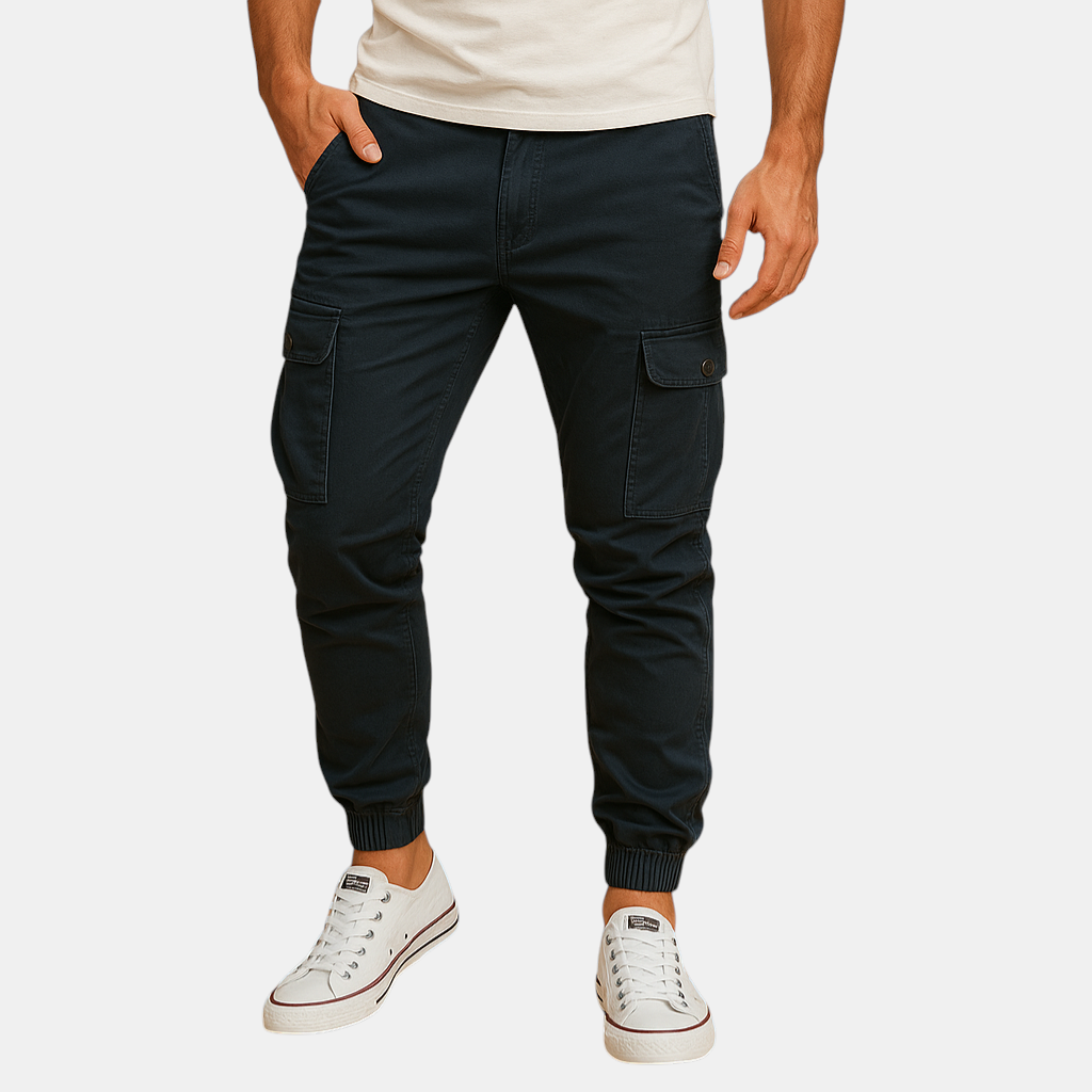 Cargo broek met meerdere zakken voor heren in groen, beige, zwart of grijs, geschikt voor avontuur en dagelijks gebruik