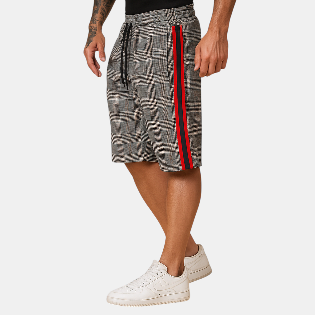 Casual short voor heren met elastische tailleband, moderne fit en comfortabele stof, ideaal voor vrije tijd en zomerse dagen.