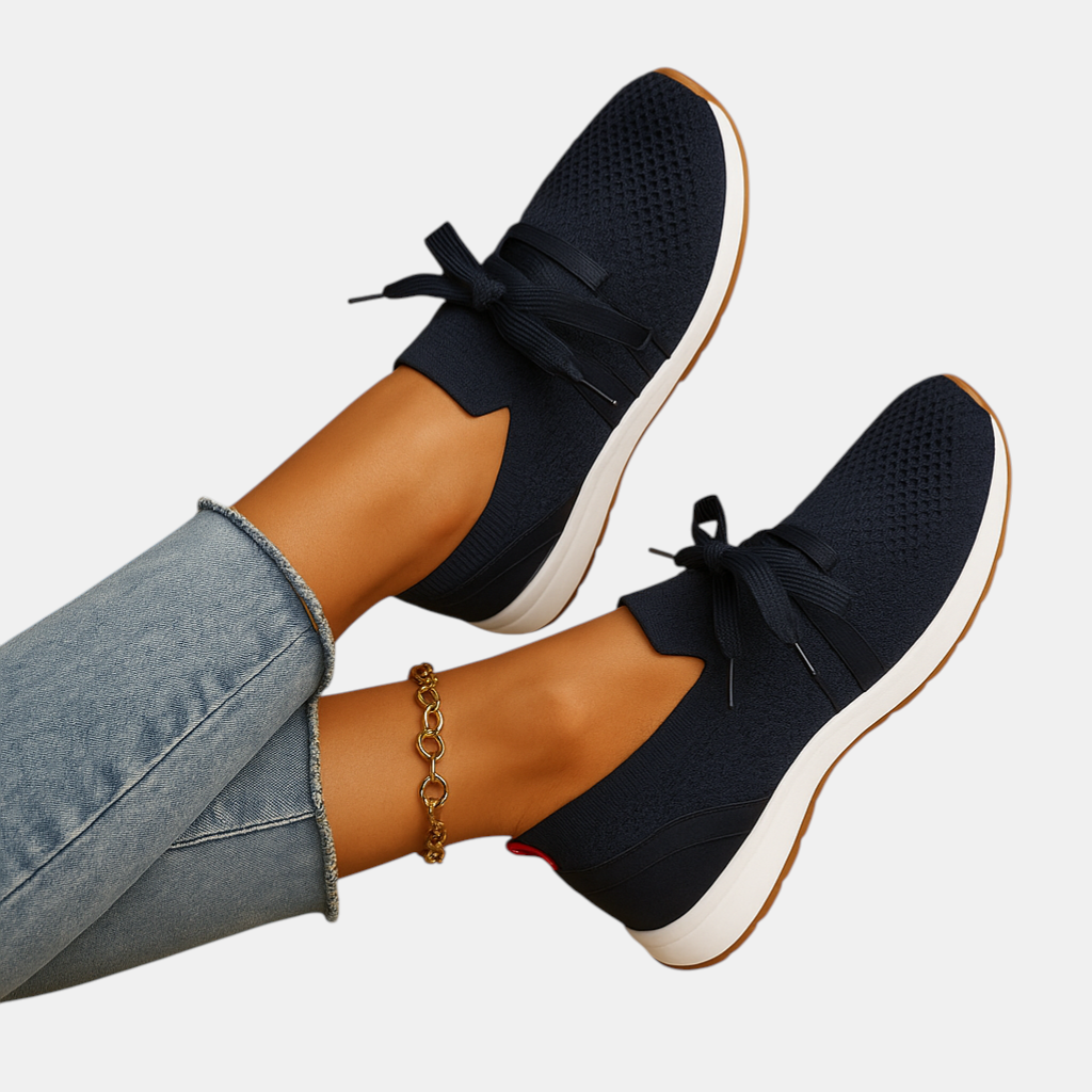 Casual sneakers met vetersluiting en zachte binnenzool voor dames | Maud