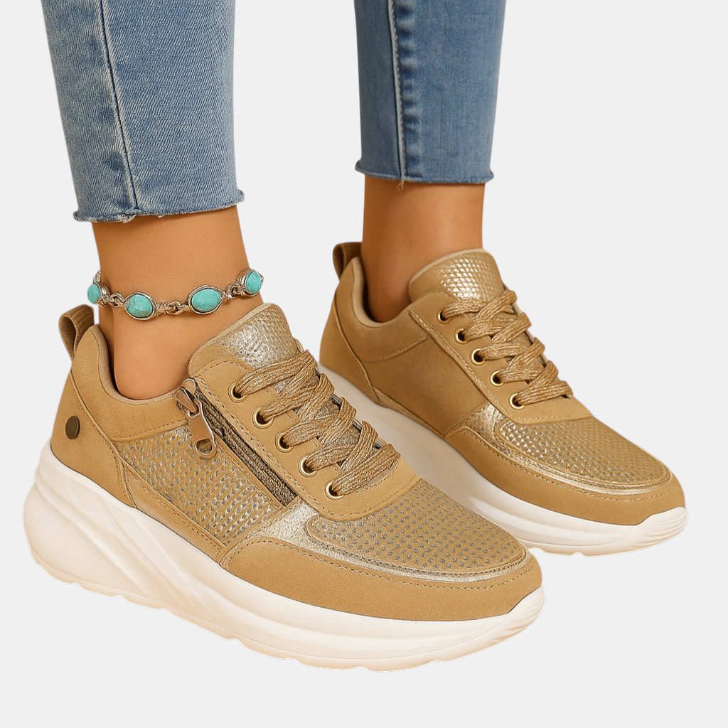 Casual damesschoenen met brede pasvorm en zachte ondersteuning, perfect voor dagelijks gebruik, werk en ontspannen uitstapjes.