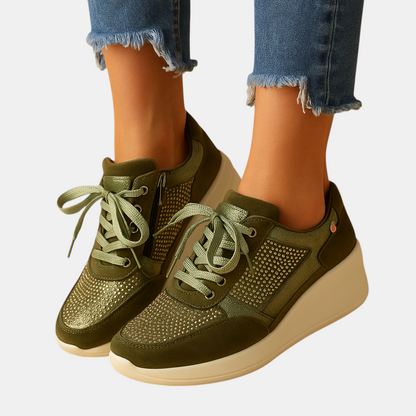 Casual damesschoenen met brede pasvorm en zachte ondersteuning, perfect voor dagelijks gebruik, werk en ontspannen uitstapjes.