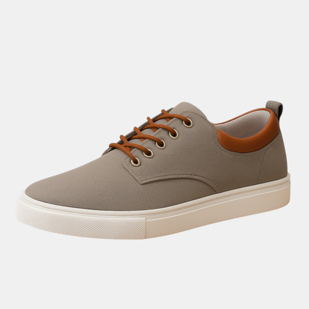 Instapschoenen voor heren met ondersteunende zool en comfortabele pasvorm, in bruine kleur – ideaal voor dagelijks gebruik en casual outfits.