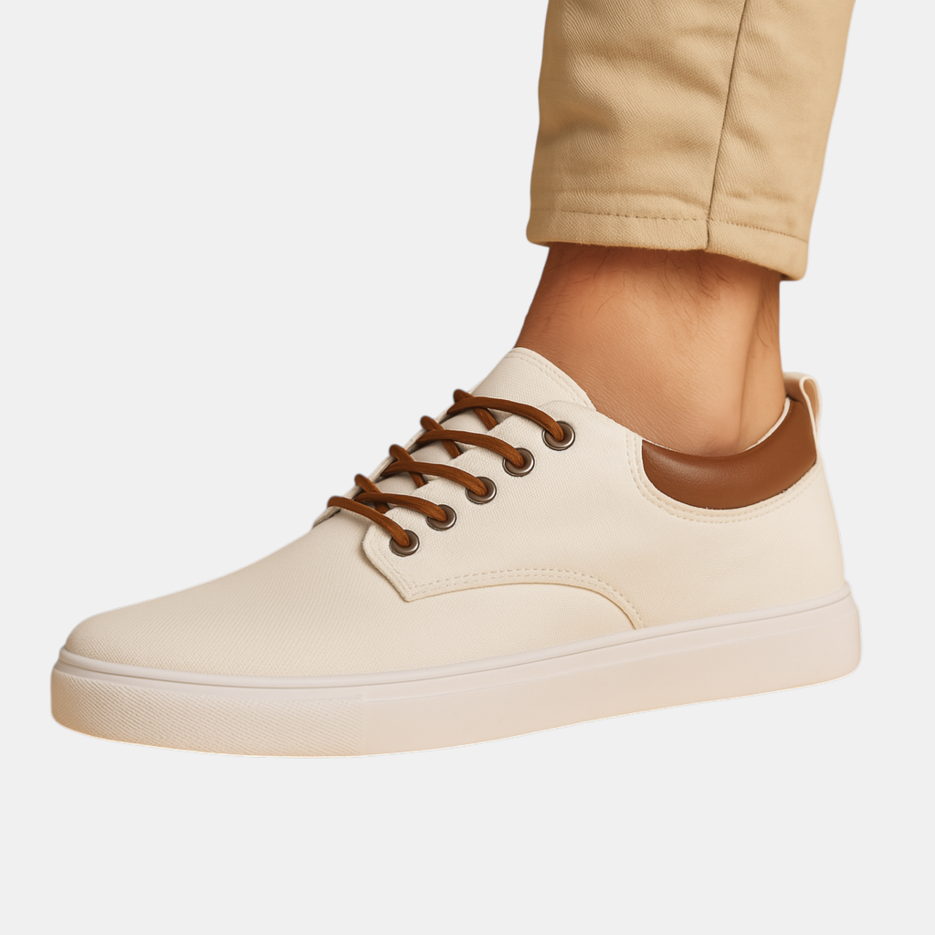 Instapschoenen voor heren met ondersteunende zool en comfortabele pasvorm, in bruine kleur – ideaal voor dagelijks gebruik en casual outfits.
