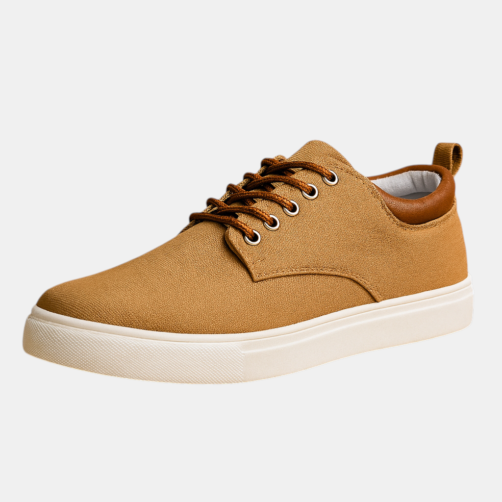 Instapschoenen voor heren met ondersteunende zool en comfortabele pasvorm, in bruine kleur – ideaal voor dagelijks gebruik en casual outfits.