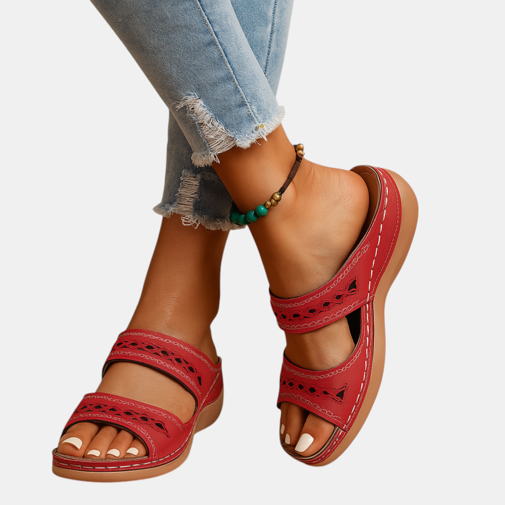 Luxueuze wandelsandalen voor dames met ondersteuning voor comfortabel gebruik.
