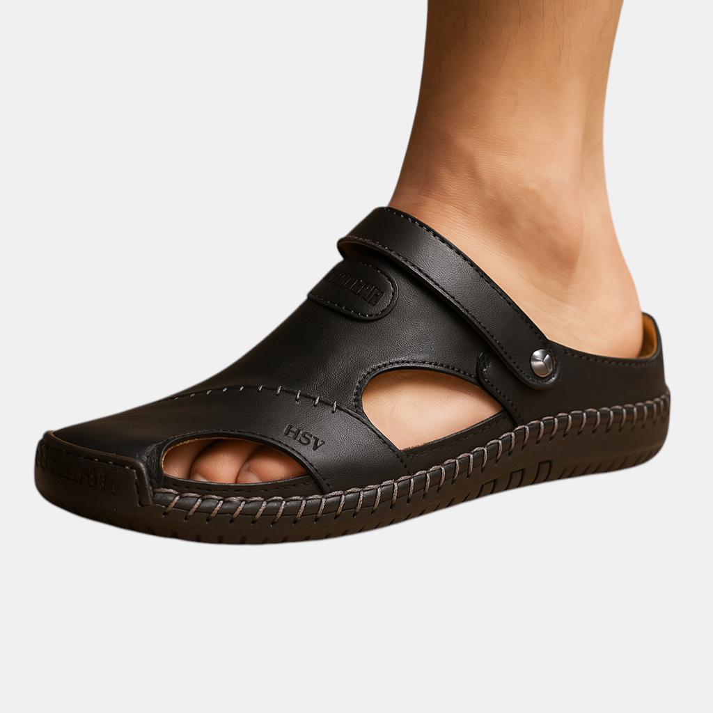 Lichtgewicht wandelsandalen voor heren met dubbele band en ademend ontwerp – ideaal voor dagelijks gebruik, wandelen en buitenactiviteiten.