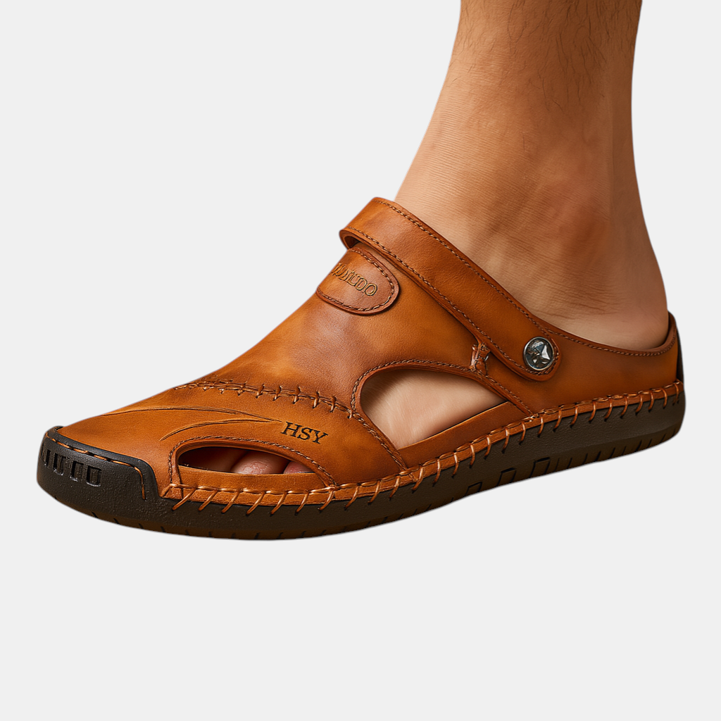 Lichtgewicht wandelsandalen voor heren met dubbele band en ademend ontwerp – ideaal voor dagelijks gebruik, wandelen en buitenactiviteiten.