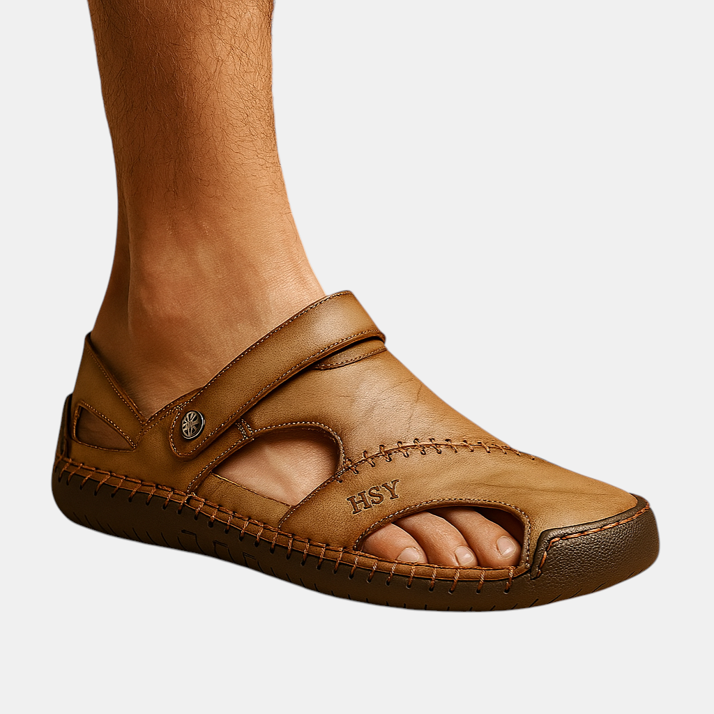 Lichtgewicht wandelsandalen voor heren met dubbele band en ademend ontwerp – ideaal voor dagelijks gebruik, wandelen en buitenactiviteiten.