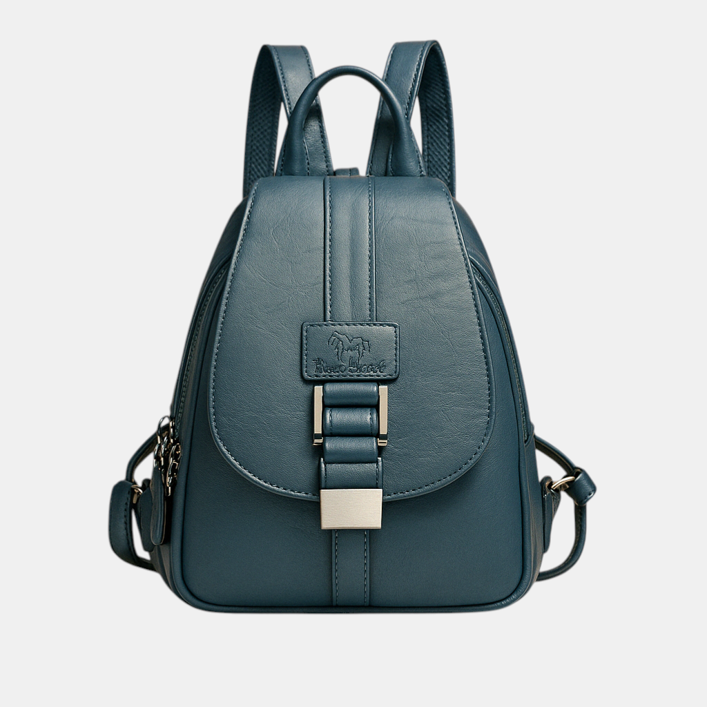 Elegante dames rugzak met minimalistisch design en stevig model, ideaal voor dagelijks gebruik, werk en reizen.