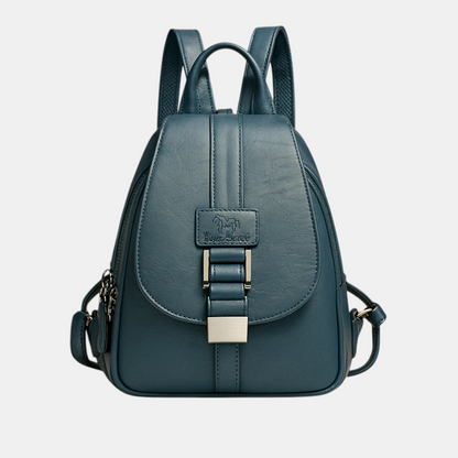 Elegante dames rugzak met minimalistisch design en stevig model, ideaal voor dagelijks gebruik, werk en reizen.