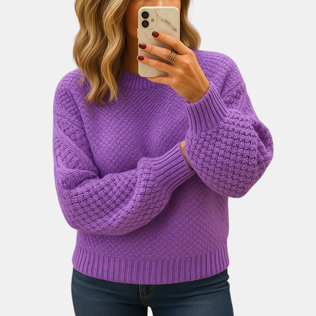 Damestrui met comfortabele en elegante pasvorm, ideaal voor herfst en winter. Tijdloos ontwerp in diverse warme kleuren.