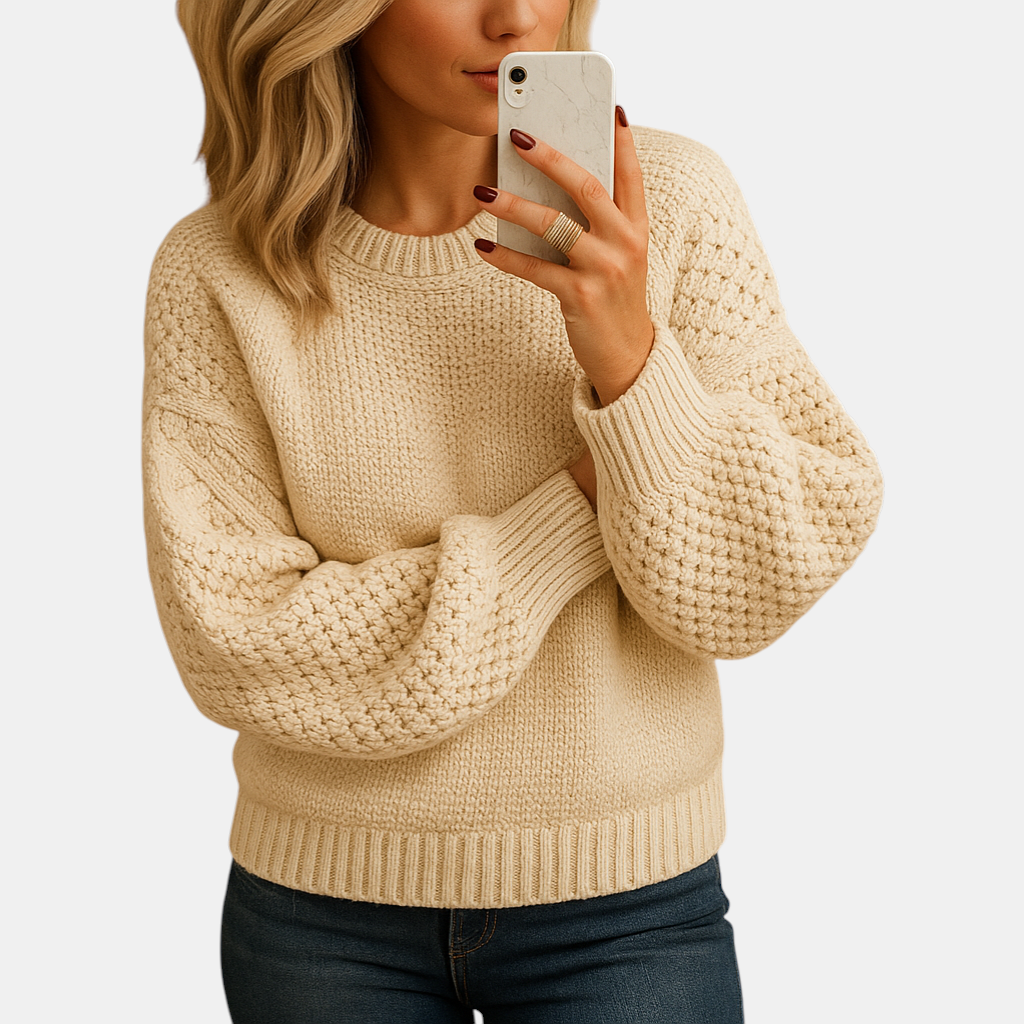 Damestrui met comfortabele en elegante pasvorm, ideaal voor herfst en winter. Tijdloos ontwerp in diverse warme kleuren.