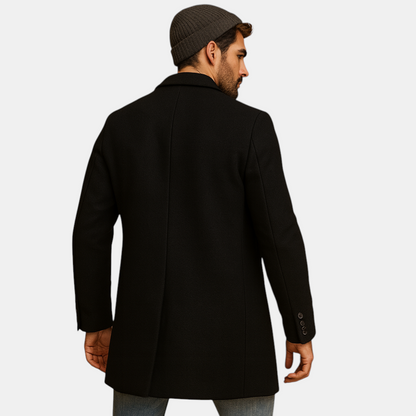 Formele warme mantel voor heren met elegante pasvorm, warmte-isolatie en veelzijdige stijl, ideaal voor werk, vrije tijd en koude dagen.