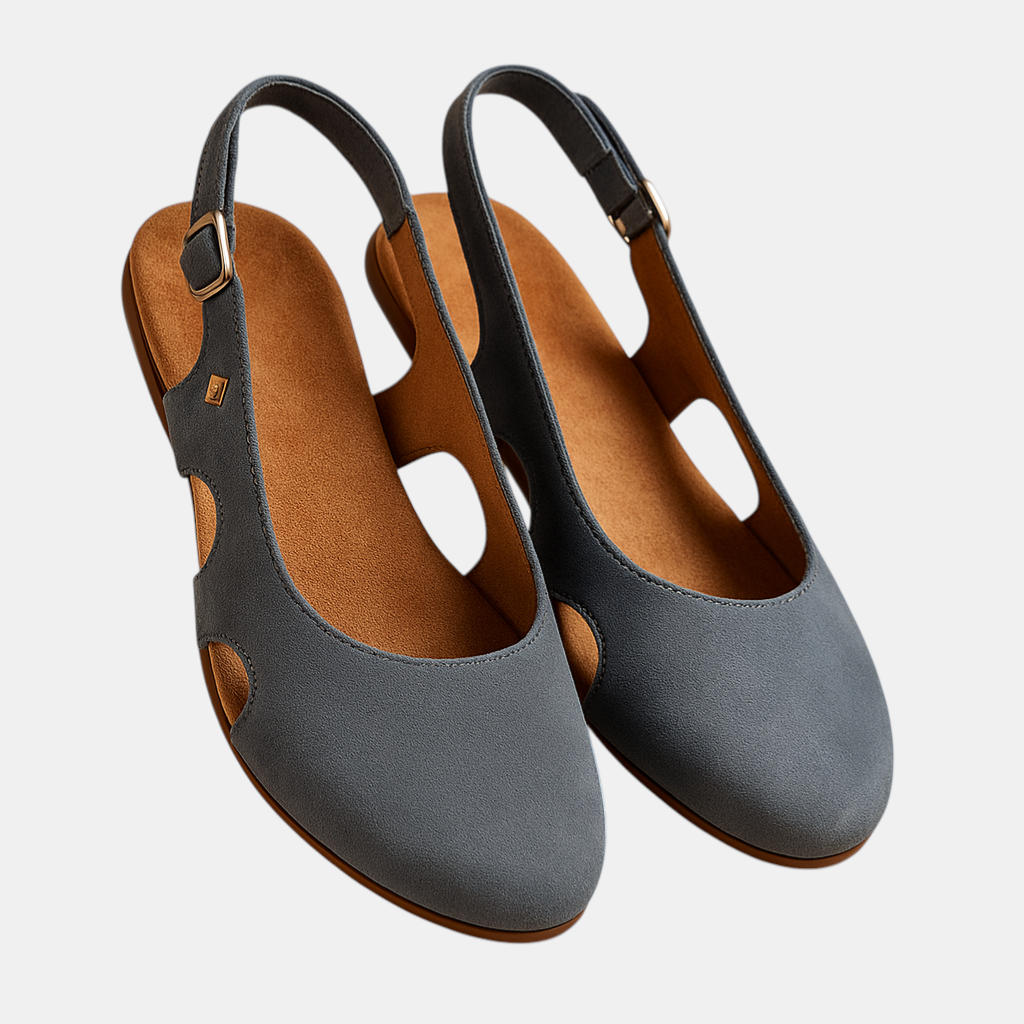 Stabiele en comfortabele gesloten damessandalen van de luxe Renate Collection