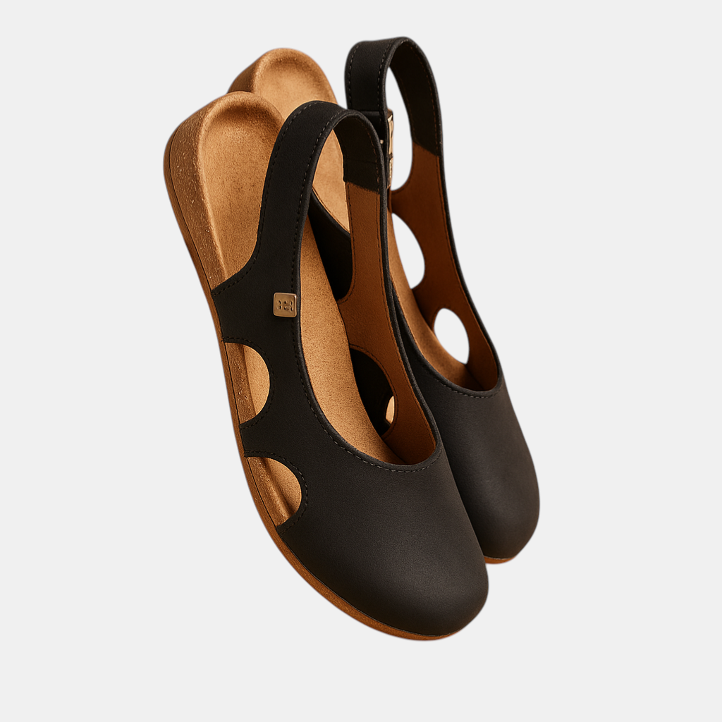 Elegant gesloten sandalen van de Renate Collection voor comfortabele dagelijkse opnames
