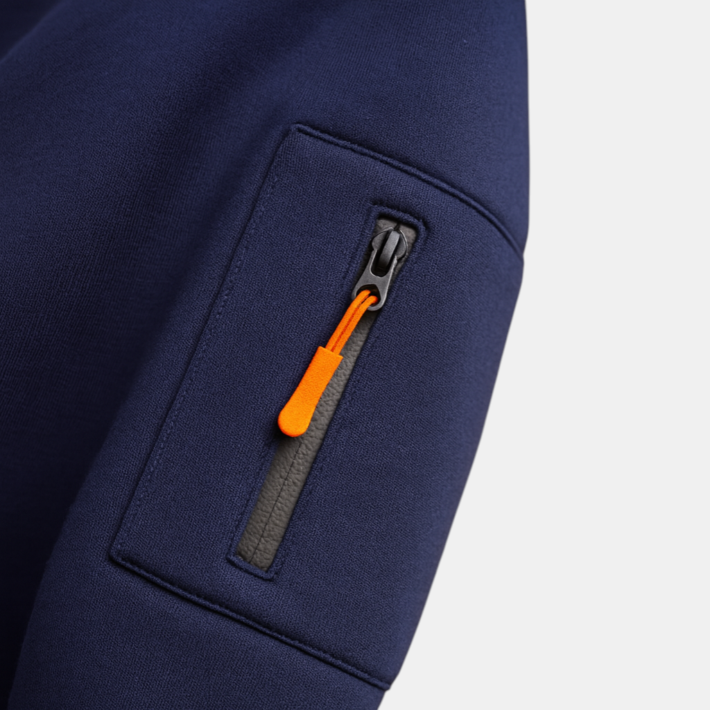 Heren hoodie met capuchon in khaki, zwart, grijs en marineblauw. Comfortabel en veelzijdig, ideaal voor casual en sportieve outfits in de herfst en winter.