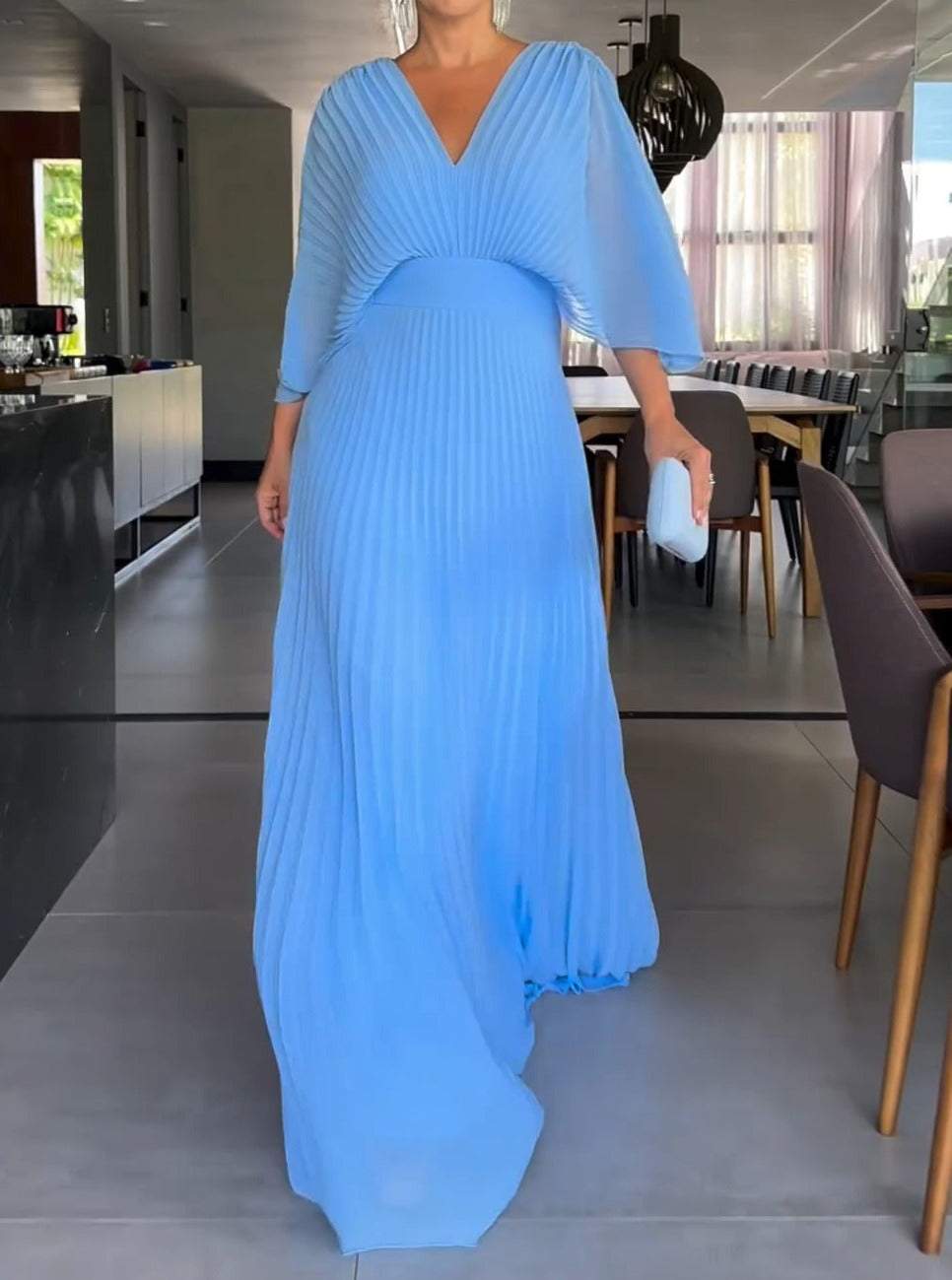 Solea Elegante Fladderende Jurk