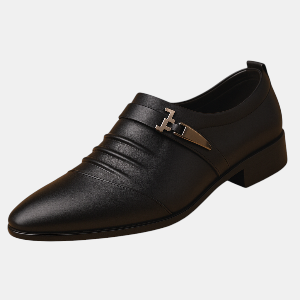 Klassieke business casual herenschoenen voor heren met puntige neus en comfortabele binnenzool, perfect voor kantoor en formele gelegenheden.
