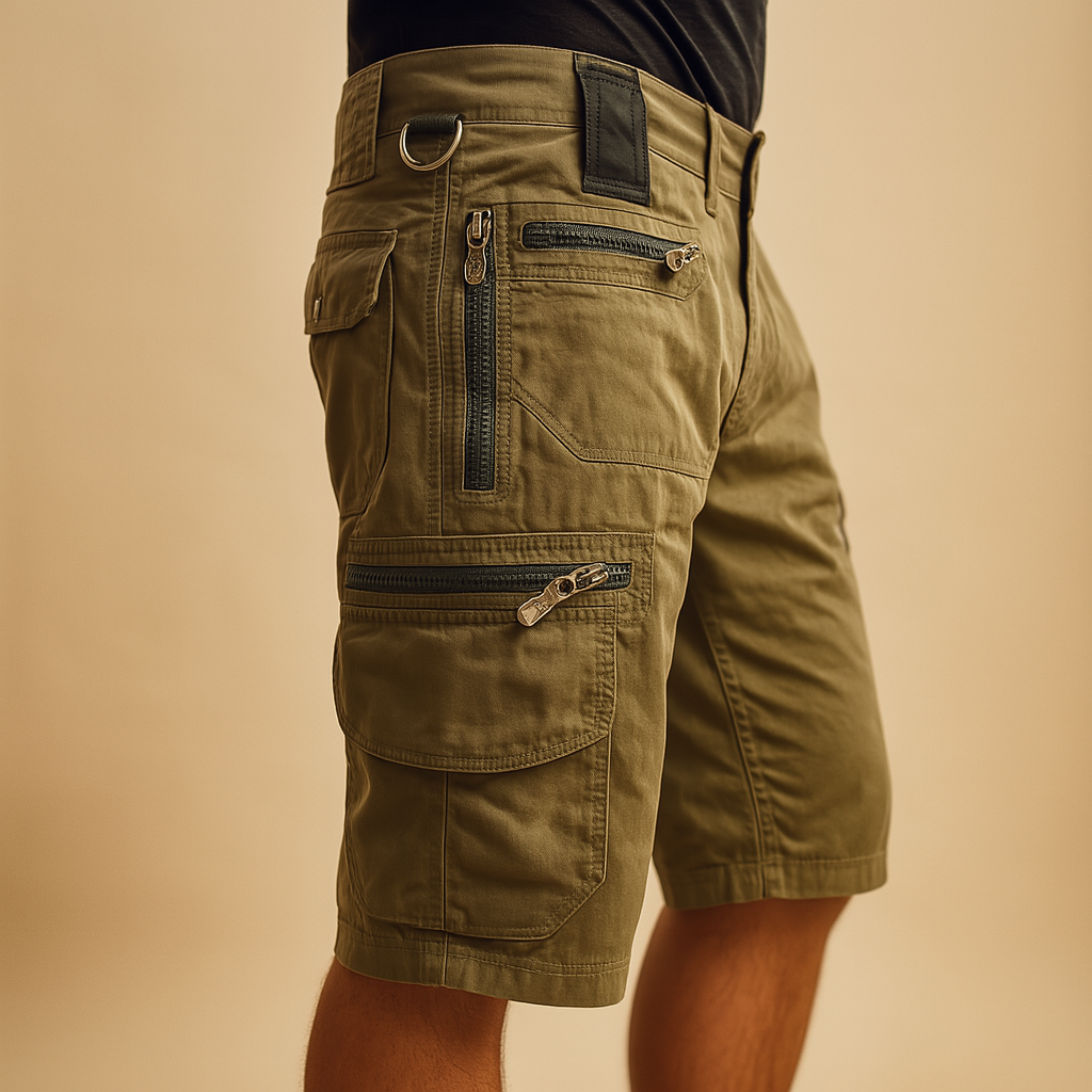 Duurzame Cargoshorts met zakken voor heren en dagelijks gebruik