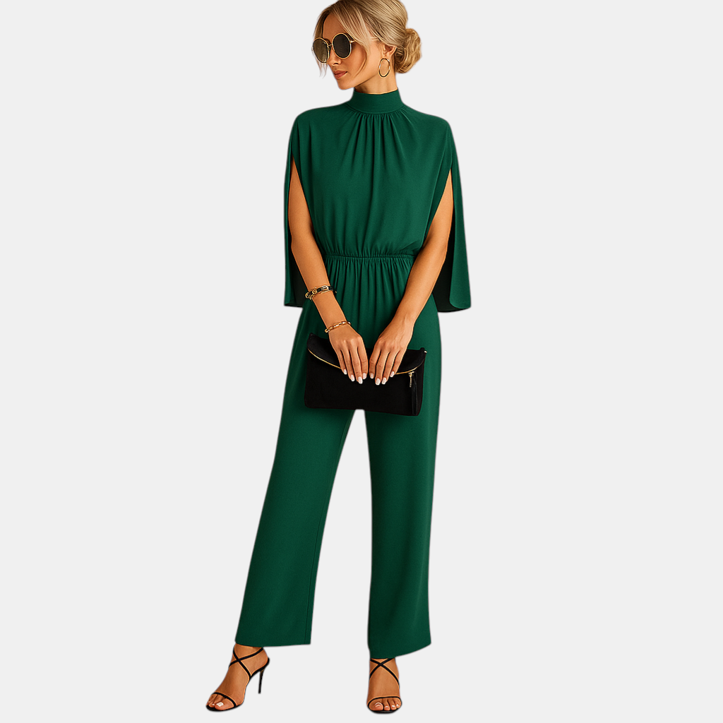 Lichte zomerjumpsuit voor dames met verstelbare bandjes, ademend materiaal en zakken, perfect voor strand, vakantie en zomerse uitstapjes