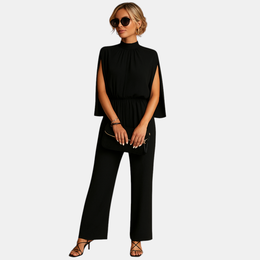 Lichte zomerjumpsuit voor dames met verstelbare bandjes, ademend materiaal en zakken, perfect voor strand, vakantie en zomerse uitstapjes