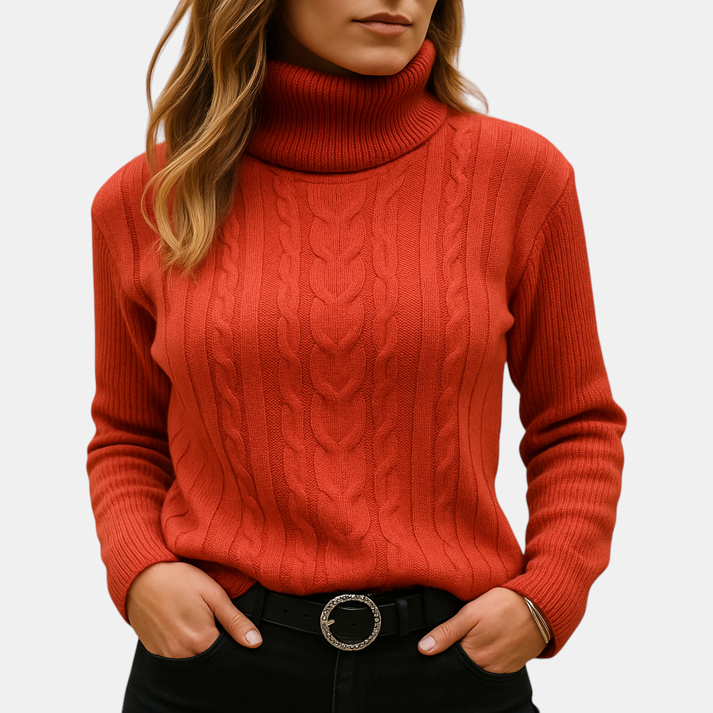 Lichtgewicht coltrui voor dames met minimalistisch ontwerp en elegante pasvorm, perfect voor dagelijks gebruik in elk seizoen.