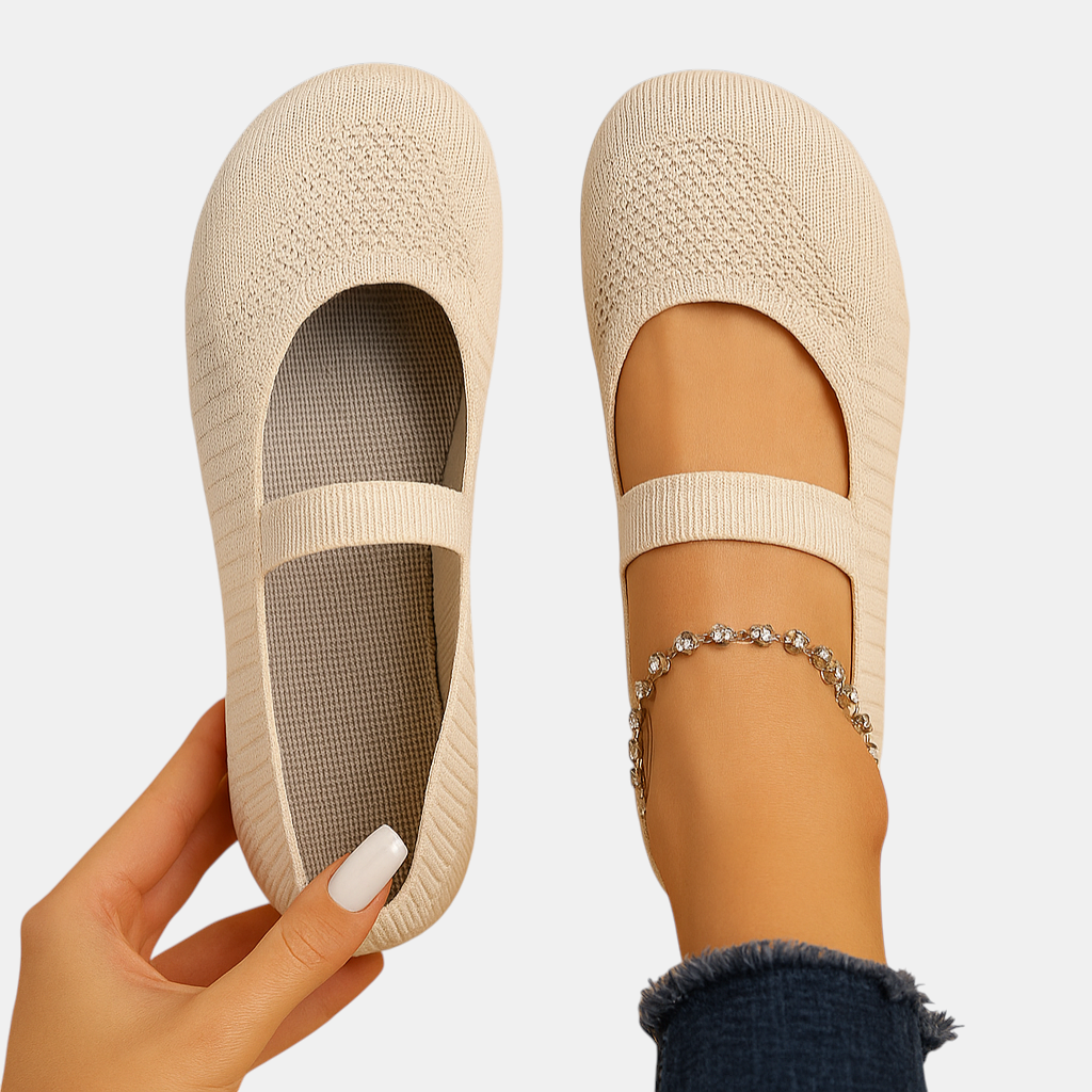 Elegante slip-on schoenen voor vrouwen met ademend ontwerp.