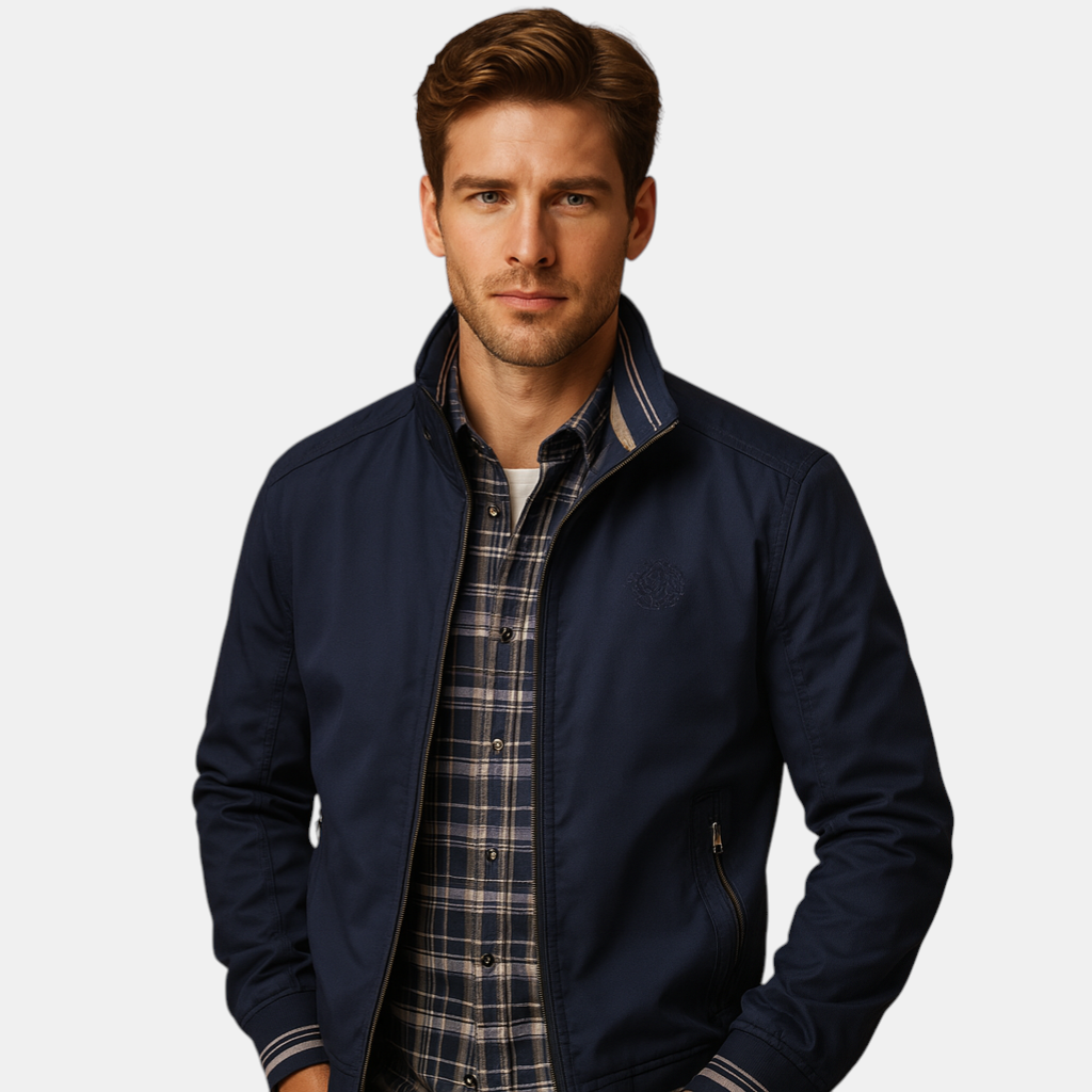 Lichtgewicht zomerjas met modern design voor heren, ademend en veelzijdig te combineren, ideaal voor lente en zomer bij casual en formele gelegenheden.