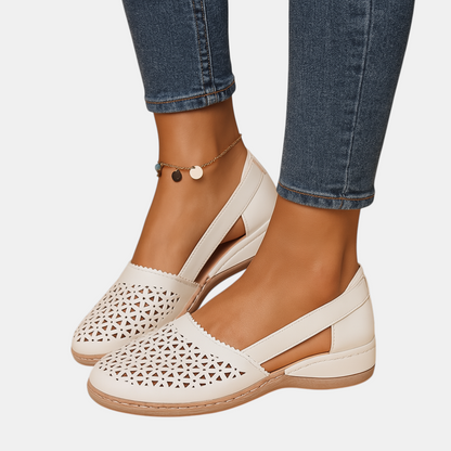 Stijlvolle instapstappen met cut-outs voor dames, ideaal voor zomerse dagen en dagelijks gebruik