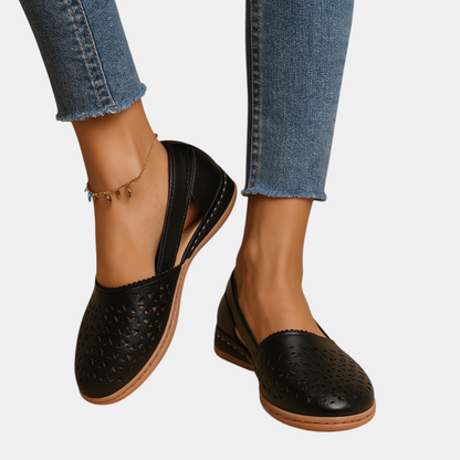 Elegante instapstappen met cut-outs voor dames, ideaal voor warme dagen en elke gelegenheid