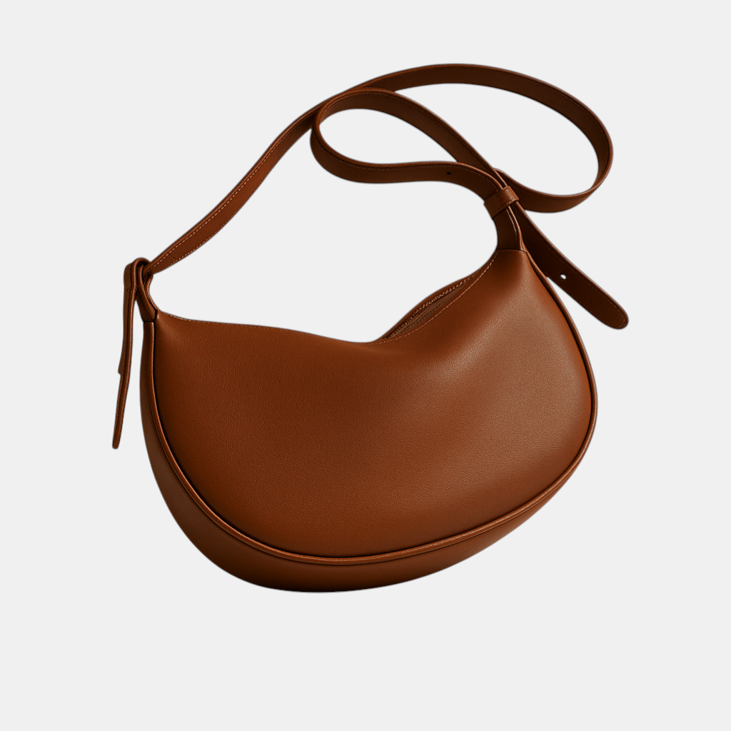 Luxe crossbodytas van lichtgewicht PU-leer met tijdloos ontwerp en ruim interieur
