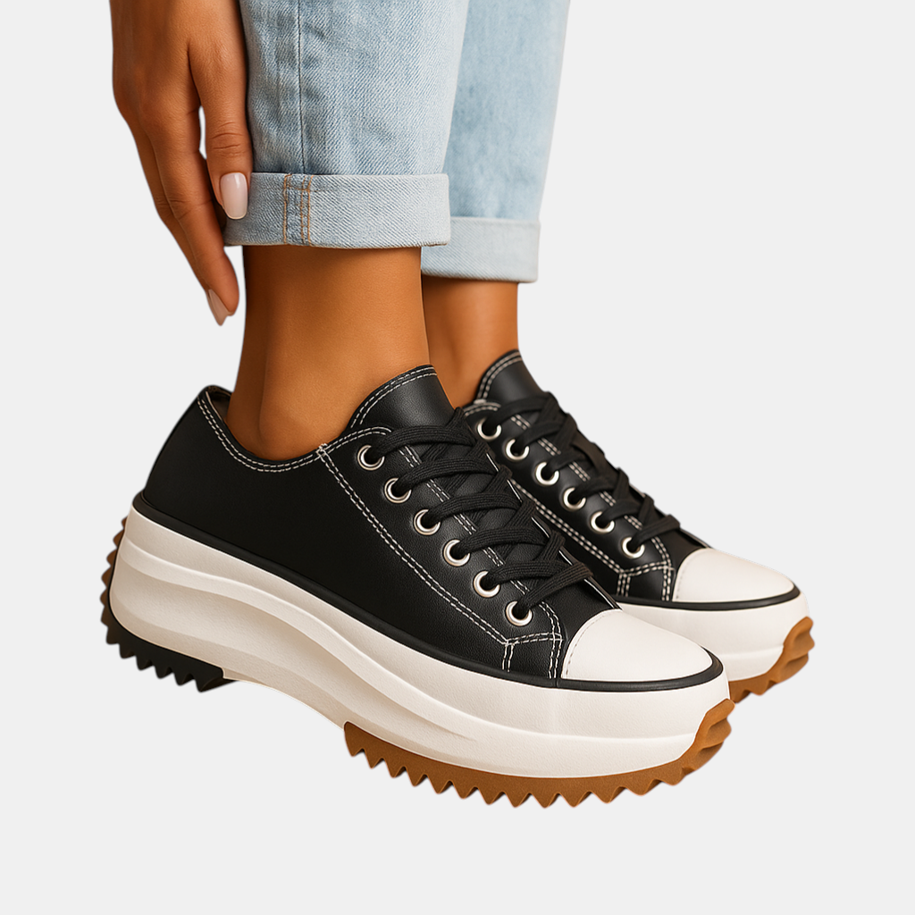 Stijlvolle platform sneakers voor dames met chunky zool, ideaal voor casual outfits, dagelijks gebruik en een modieuze uitstraling.