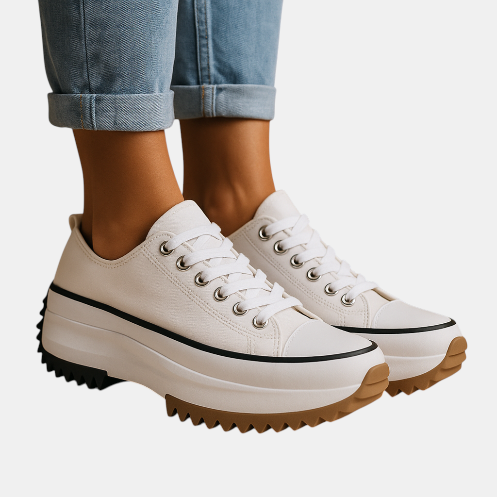 Stijlvolle platform sneakers voor dames met chunky zool, ideaal voor casual outfits, dagelijks gebruik en een modieuze uitstraling.