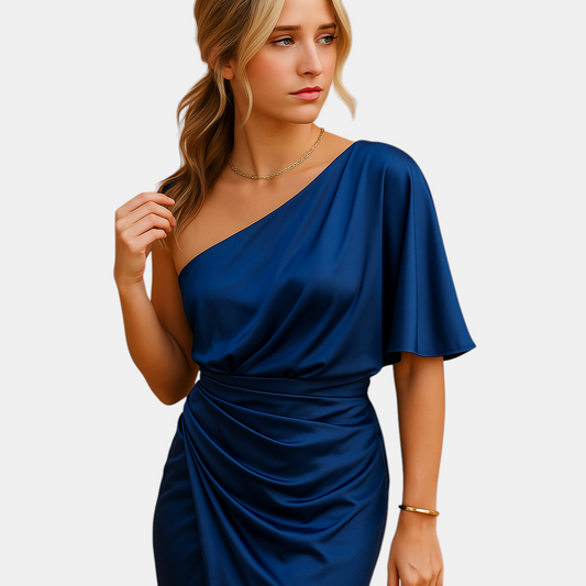 Elegante damesjurk met slanke pasvorm en verfijnd ontwerp, geschikt voor werk, avondgelegenheden of formele events