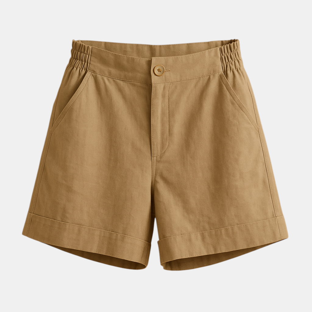 Tijdloze dames korte broek met luchtig en ademend materiaal, ideaal voor zomerse dagen, vakanties en casual outfits