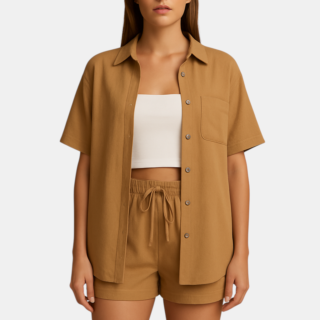Elegante loungeset voor dames in zomerset stijl
