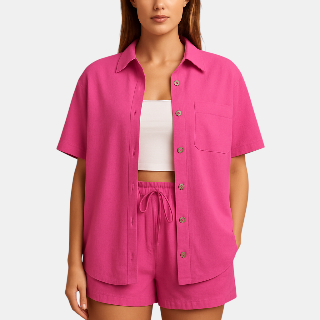 Luxueuze loungeset voor dames in trendy zomerset look