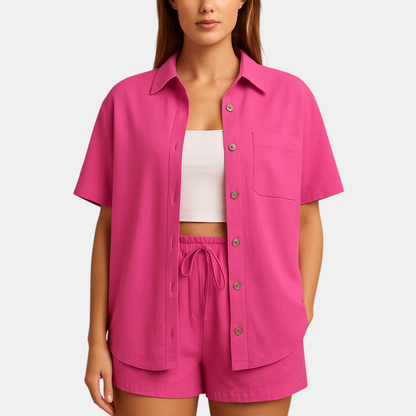Luxueuze loungeset voor dames in trendy zomerset look